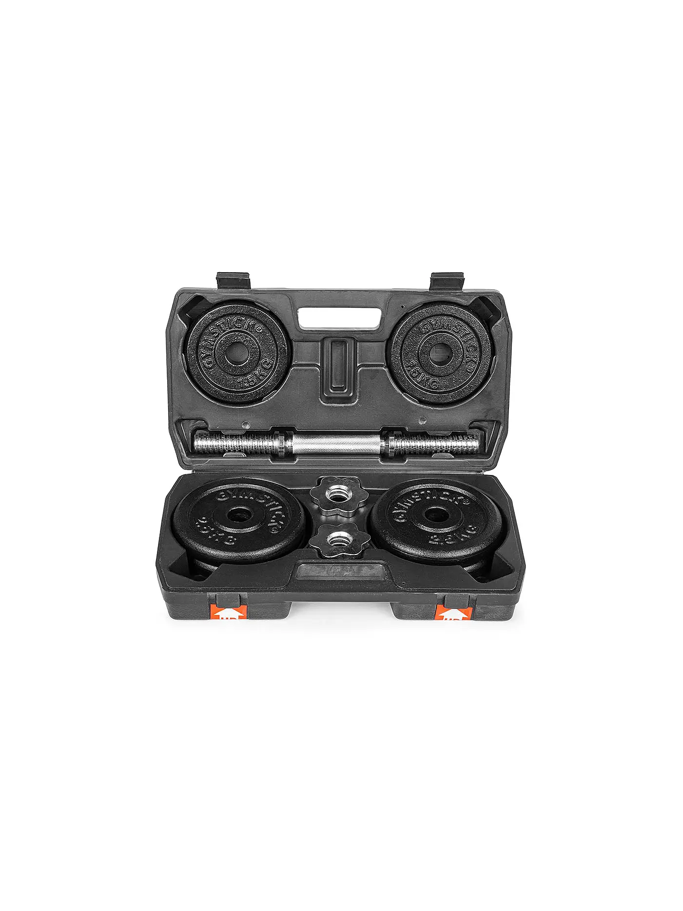 SIMPLY FIT | Kurzhantel Dumbell Set 15kg im Koffer | schwarz