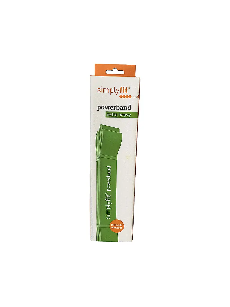 SIMPLY FIT | Trainingsband Power Band Grün Extra Stark | grün