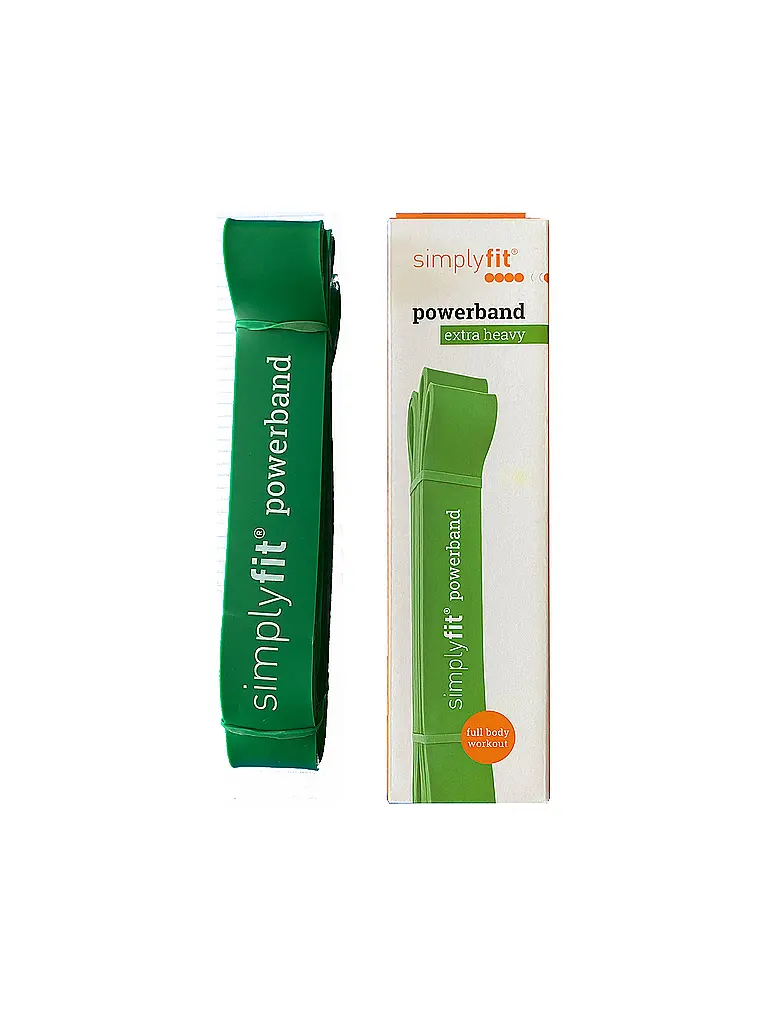 SIMPLY FIT | Trainingsband Power Band Grün Extra Stark | grün