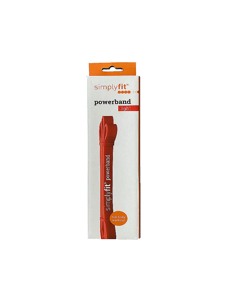 SIMPLY FIT | Trainingsband Power Band Rot Leicht | rot