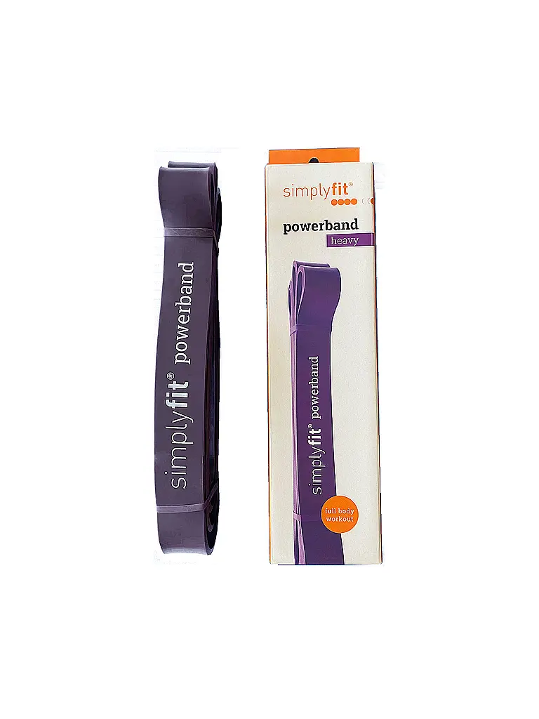 SIMPLY FIT | Trainingsband Power Band Violett Stark | lila