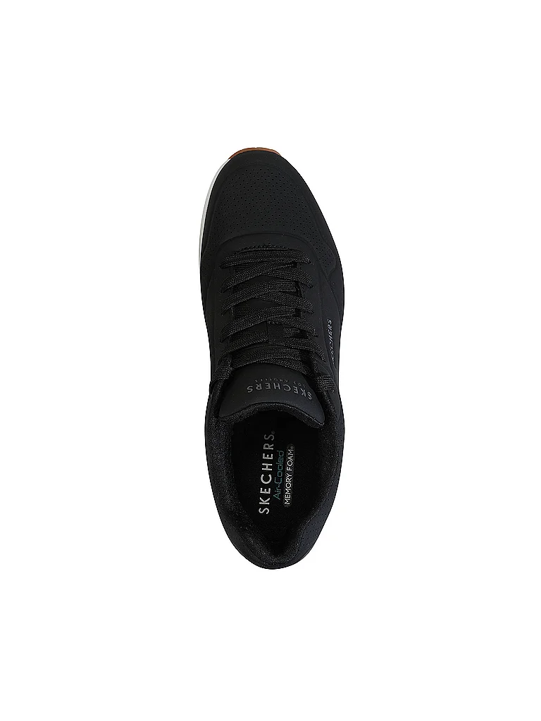 Skechers Herren Freizeitschuhe Uno Stand On Air Schwarz | 41