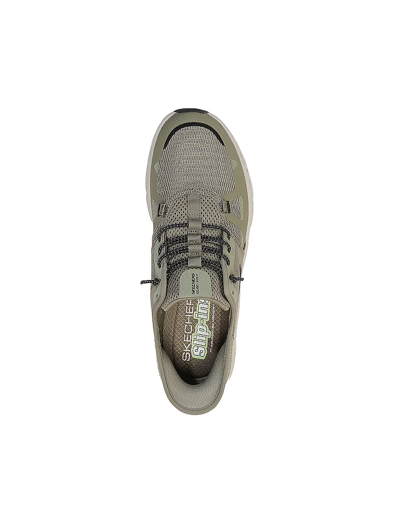 Skechers Herren Freizeitschuhe Slip-In Glide Step Pro Olive | 44