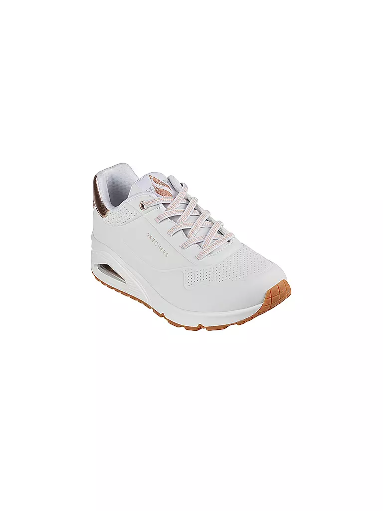SKECHERS | Damen Sneaker Uno Shimmer Away | schwarz