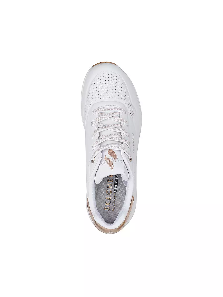 SKECHERS | Damen Sneaker Uno Shimmer Away | schwarz