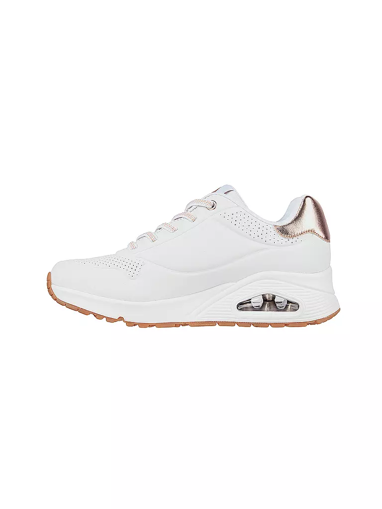 SKECHERS | Damen Sneaker Uno Shimmer Away | schwarz