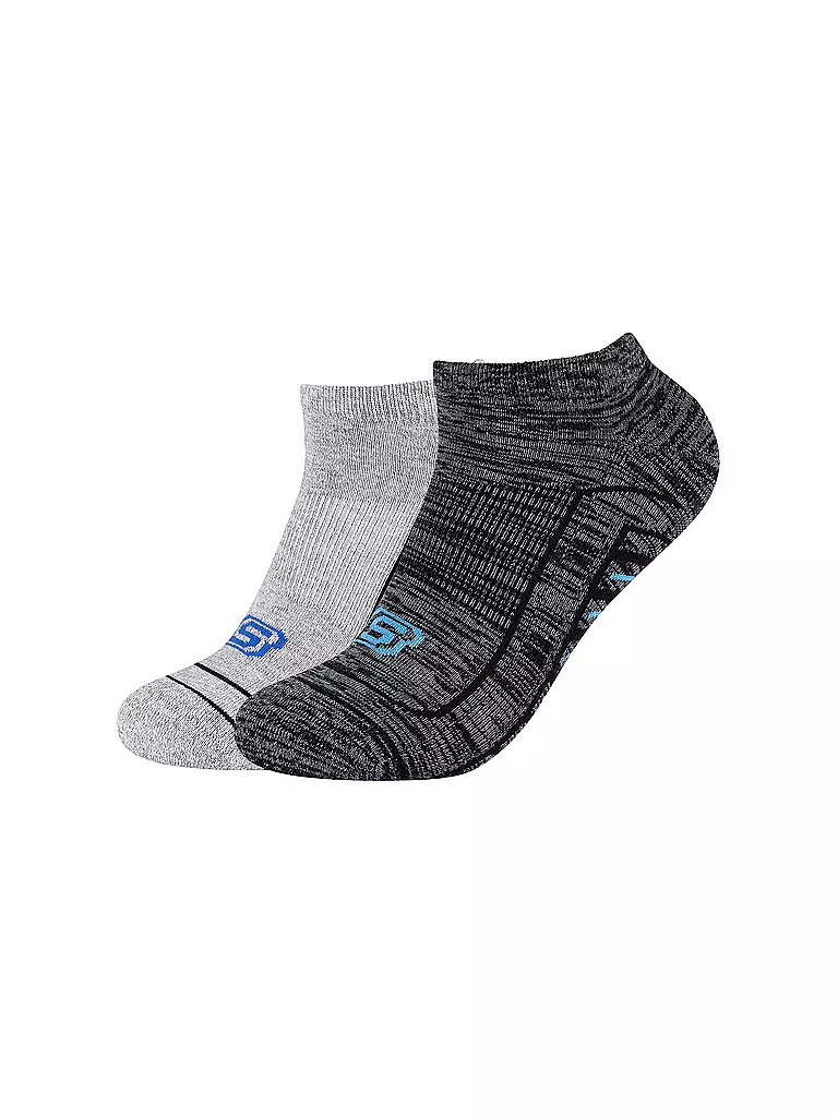 SKECHERS | Herren Sneaker Socken Basic Cushioned 2er Pkg. | grau