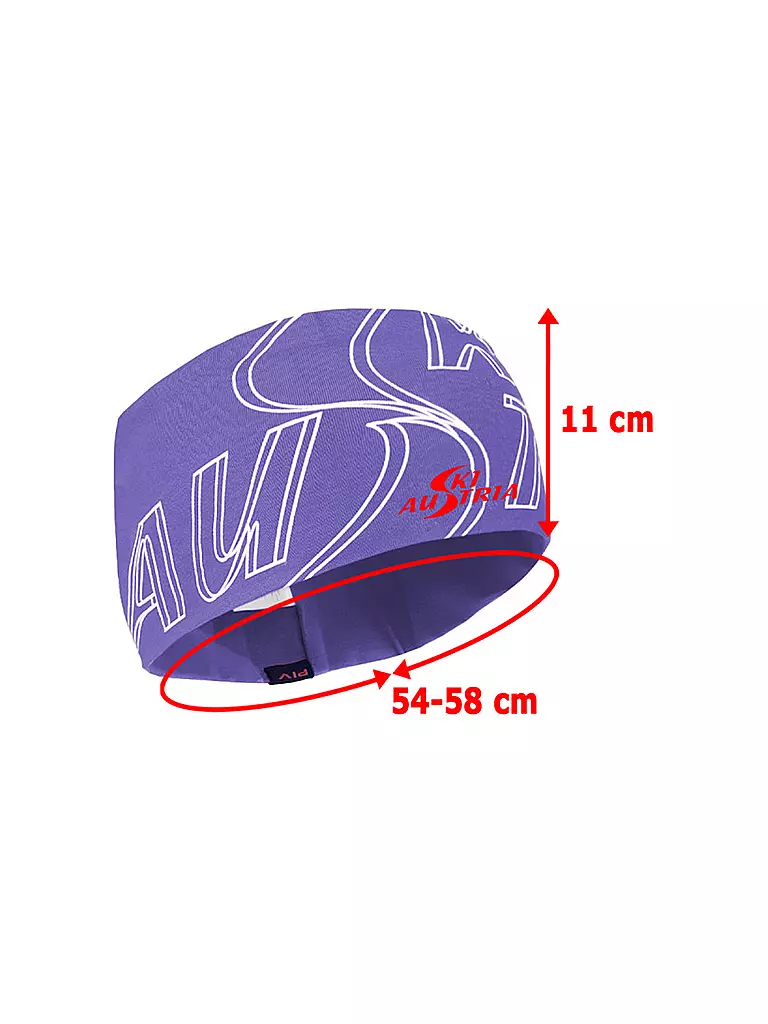 SKI AUSTRIA | Stirnband Headband Modal Classic | blau