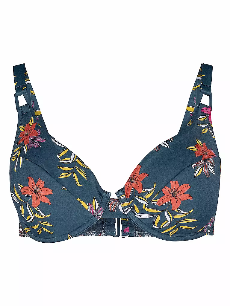 SKINY | Damen Bikinioberteil Bügel-BH Lilies | grau