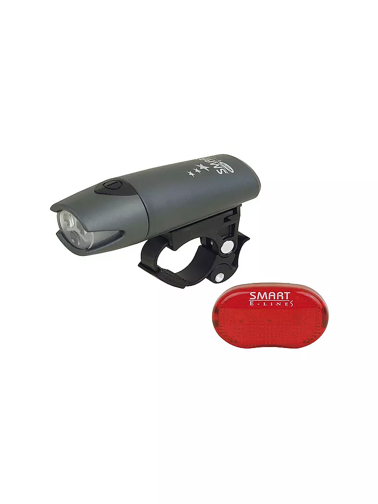 SMART | Fahrrad-Lichtset BL183WW | grau