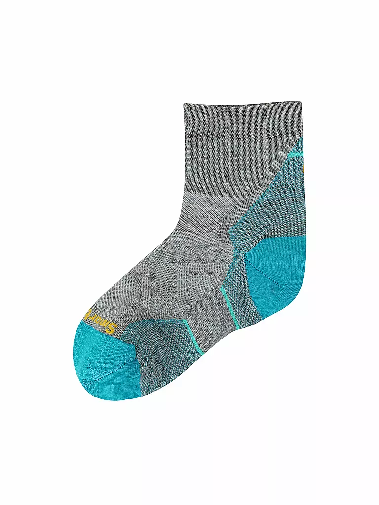 SMARTWOOL | Damen Wandersocken Run Zero Cushion Ankle Socks | grau