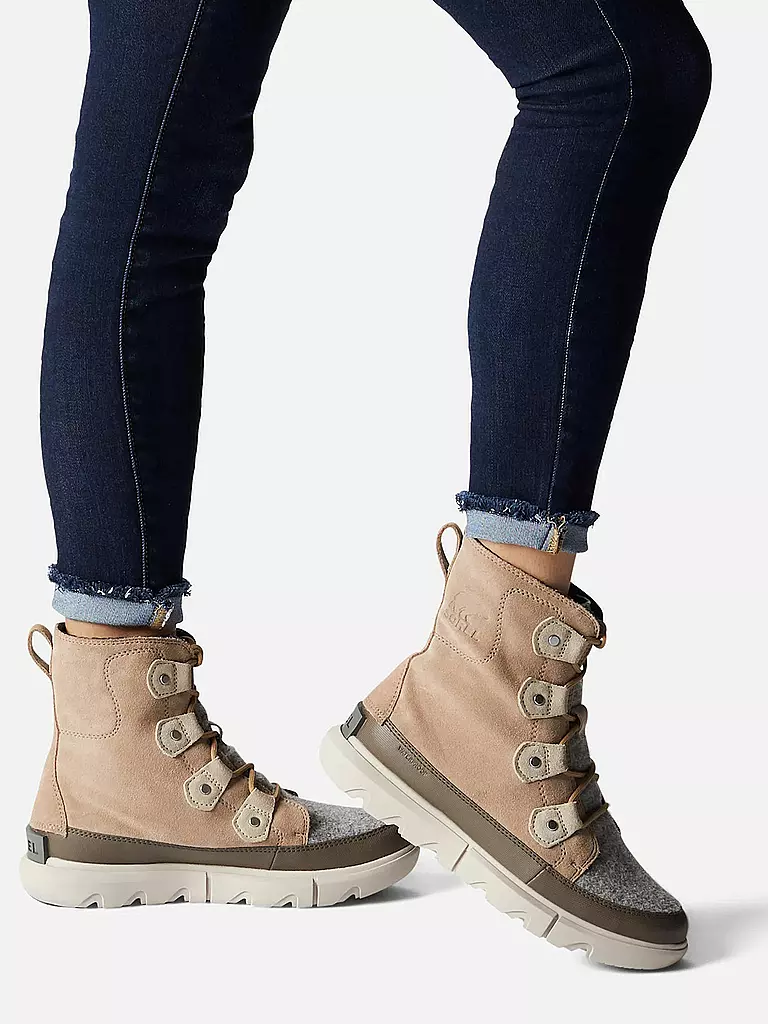 SOREL | Damen Schneestiefel Explorer II Joan Felt WP | beige