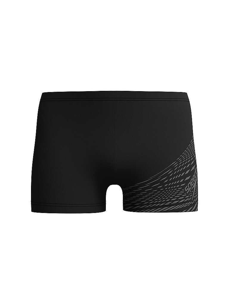 Speedo Beinbadehose Medley Logo Aquashort Enduraflex Schwarz