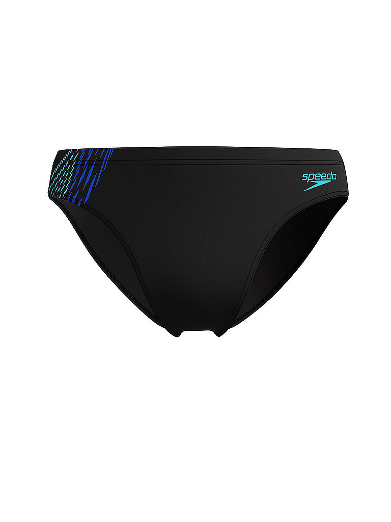 Speedo Badeslip Tech Panel 7 Cm Schwarz