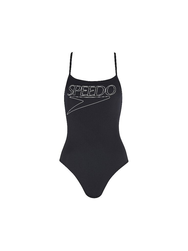 Speedo Badeanzug Endurance+ Material Grau