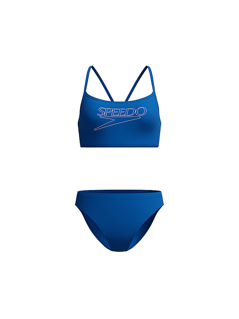 SPEEDO Damen Bikini Endurance Logo blau | 38