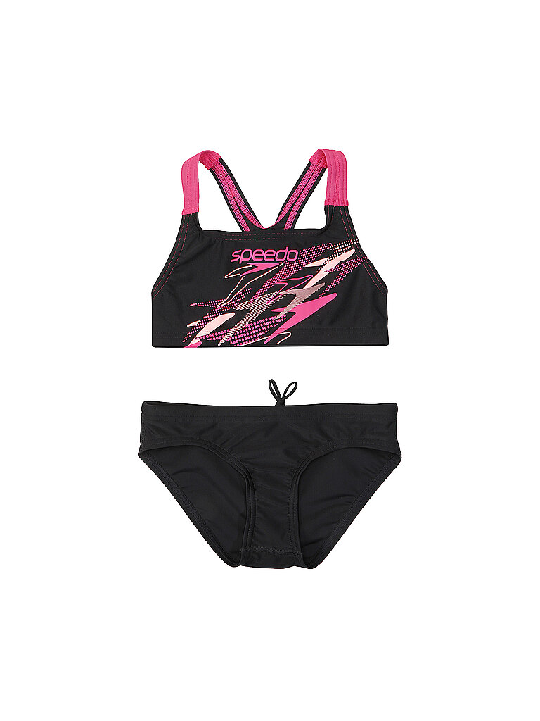 SPEEDO Mädchen Bikini Medley Logo grau | 152