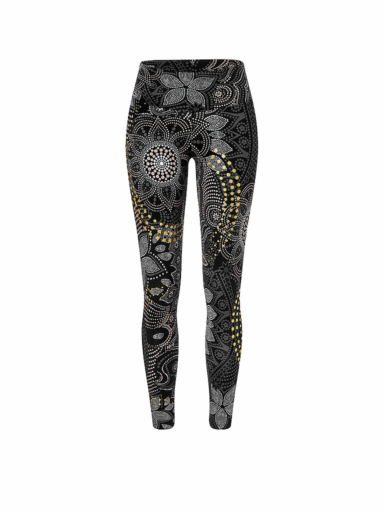 SPIRIT OF OM Yogatight Maui Bambus Schwarz