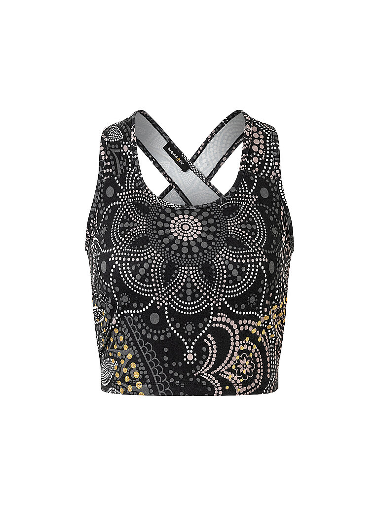 SPIRIT OF OM Yoga Bra Maui ohne Polster Bambus Schwarz