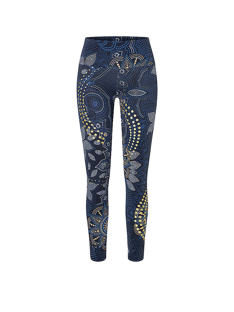 Damen Yogatight Maui dunkelblau L W