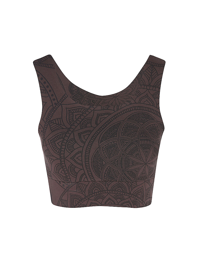 SPIRIT OF OM Damen Sport-BH Hatha Guna braun | M