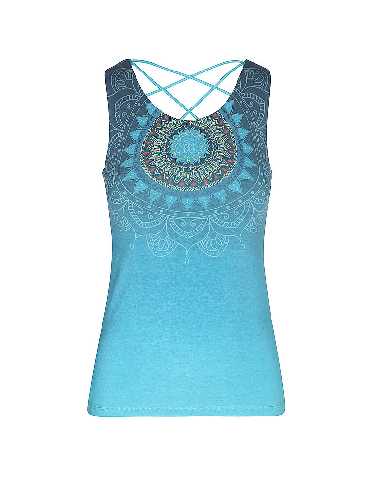 SPIRIT OF OM Yogatank Vartula Mandala Tuerkis