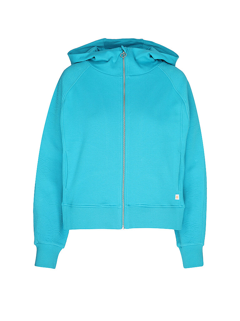 SPIRIT OF OM Sweatjacke Gati Nava Jacquard Türkis