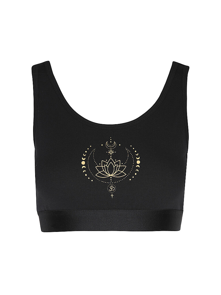 SPIRIT OF OM Damen Sport-BH Padma Medium Support schwarz | S