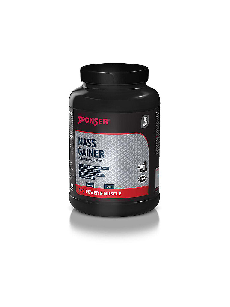 SPONSER Mass Gainer Vanille, 1200 g Dose