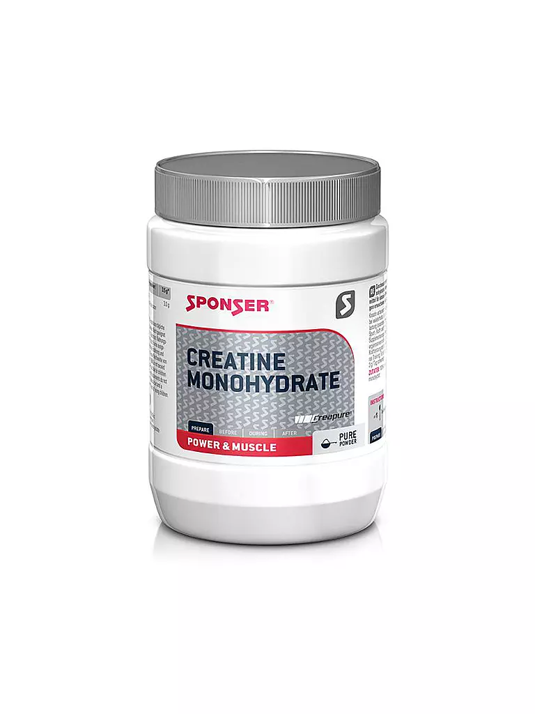 SPONSER | Creatine Monohydrat Pulver neutral, 500 g Dose | bunt
