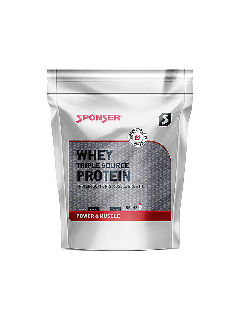 SPONSER | Whey Triple Source Protein Schokolade, 500 g Beutel | keine Farbe