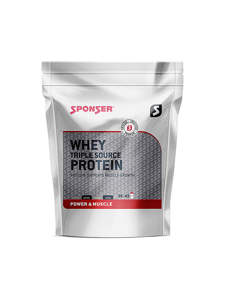 SPONSER | Whey Triple Source Protein Vanille, 500 g Beutel | keine Farbe