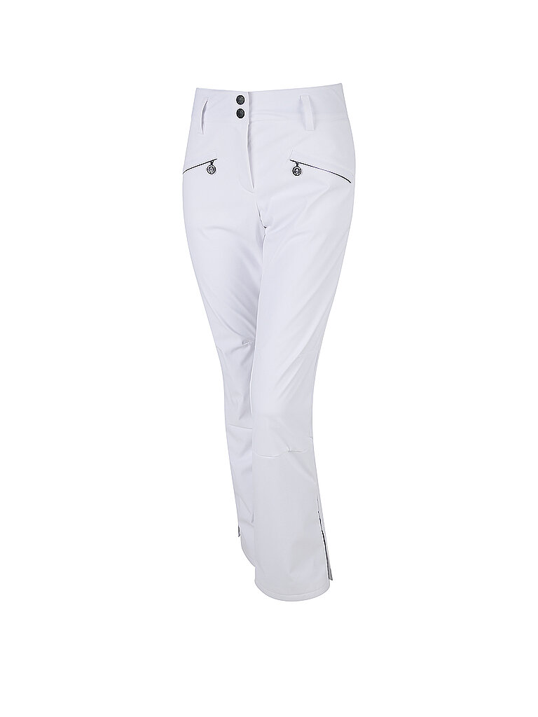 Damen Skihose wattiert weiss 34 W