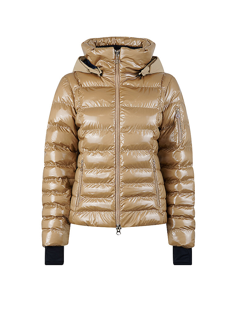 SPORTALM Damen Skijacke mit Metallic-Effekt hellbraun | 34