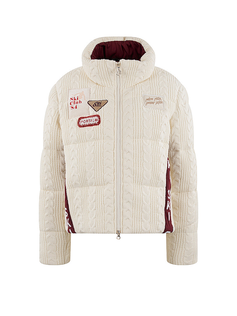SPORTALM Damen Skijacke mit Strick creme | 40
