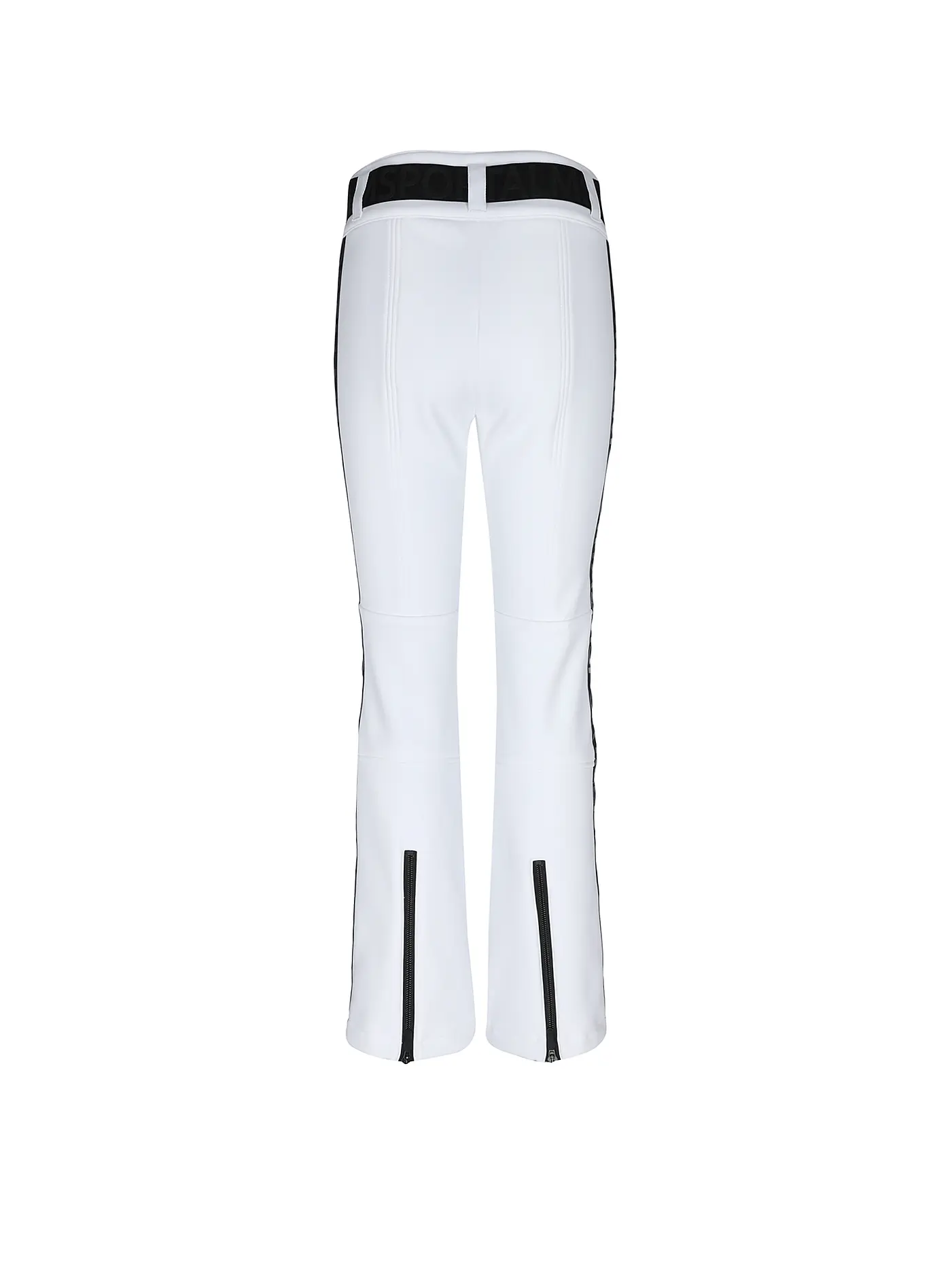 SPORTALM | Damen Ski  Softshell-Hose mit Gürtel | weiss