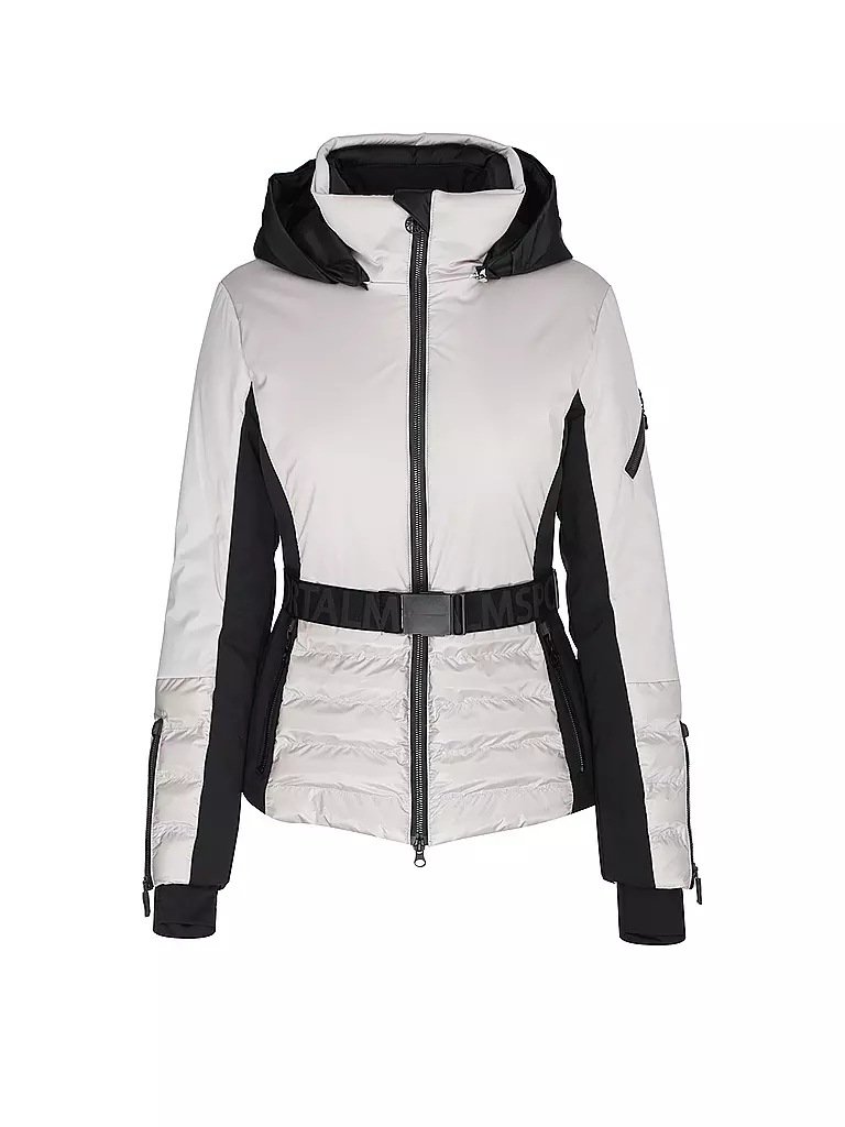 SPORTALM | Damen Skijacke  in Colour-Blocking mit Gürtel | beige