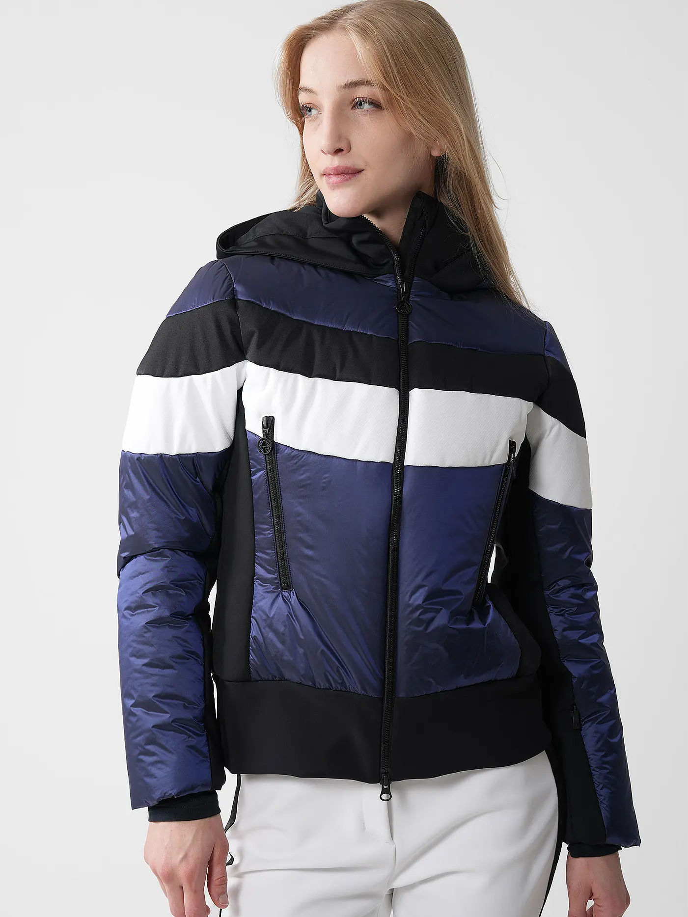 SPORTALM | Damen Skijacke mit Kapuze | dunkelblau