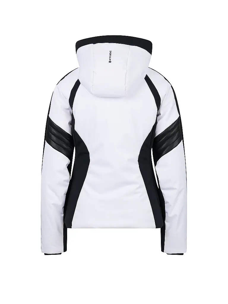 SPORTALM | Damen Skijacke mit Kunstleder | Weiss
