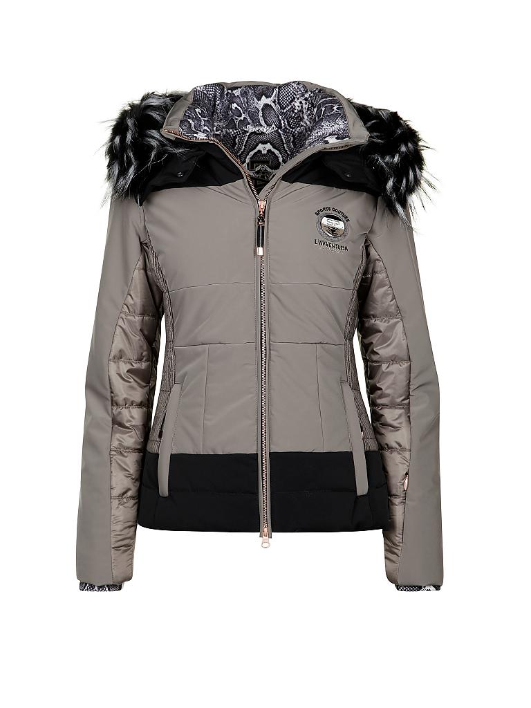 SPORTALM | Damen Skijacke Nala mit Kunstpelz | beige