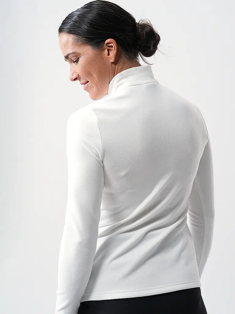SPORTALM | Damen Unterzieh Zipshirt aus dünner Fleece-Qualität | 