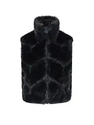 SPORTALM | Damen Weste Fake Fur | Schwarz