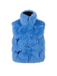 SPORTALM | Damen Weste Fake Fur | Blau