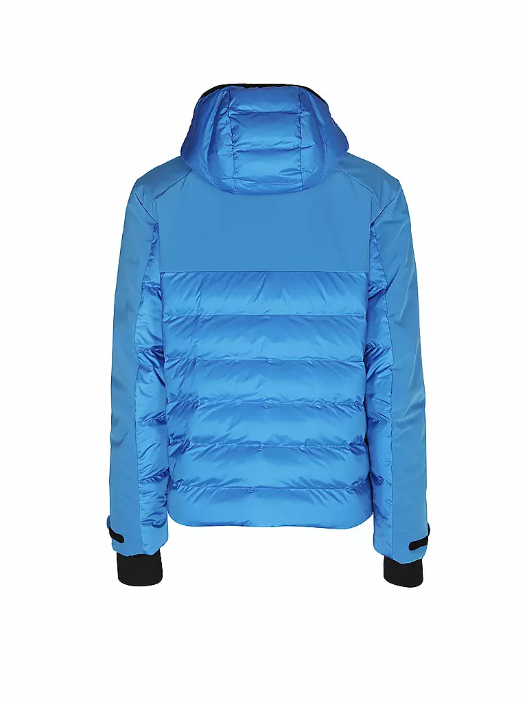 SPORTALM | Herren Hybrid Skidaunenjacke mit abnehmbarer Kapuze  | blau