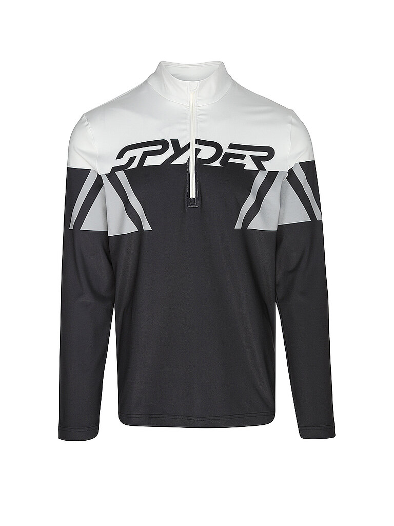 Spyder Zip T-Neck Quick-Dry Feuchtigkeitsableitend Schwarz