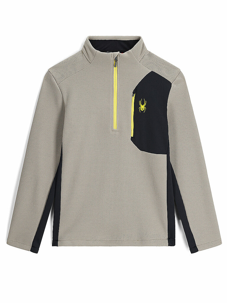 SPYDER Herren Pullover mit 1/2 Zip BANDIT hellgrau | S