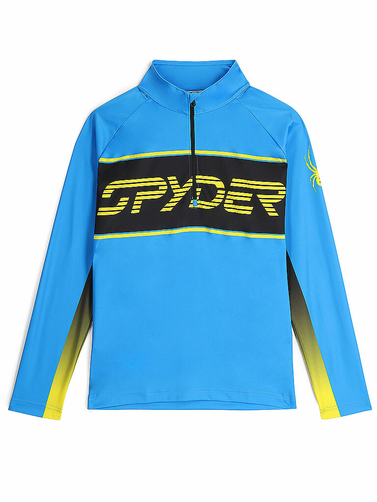 SPYDER Herren Unterzieh Zipshirt Paramount blau | M