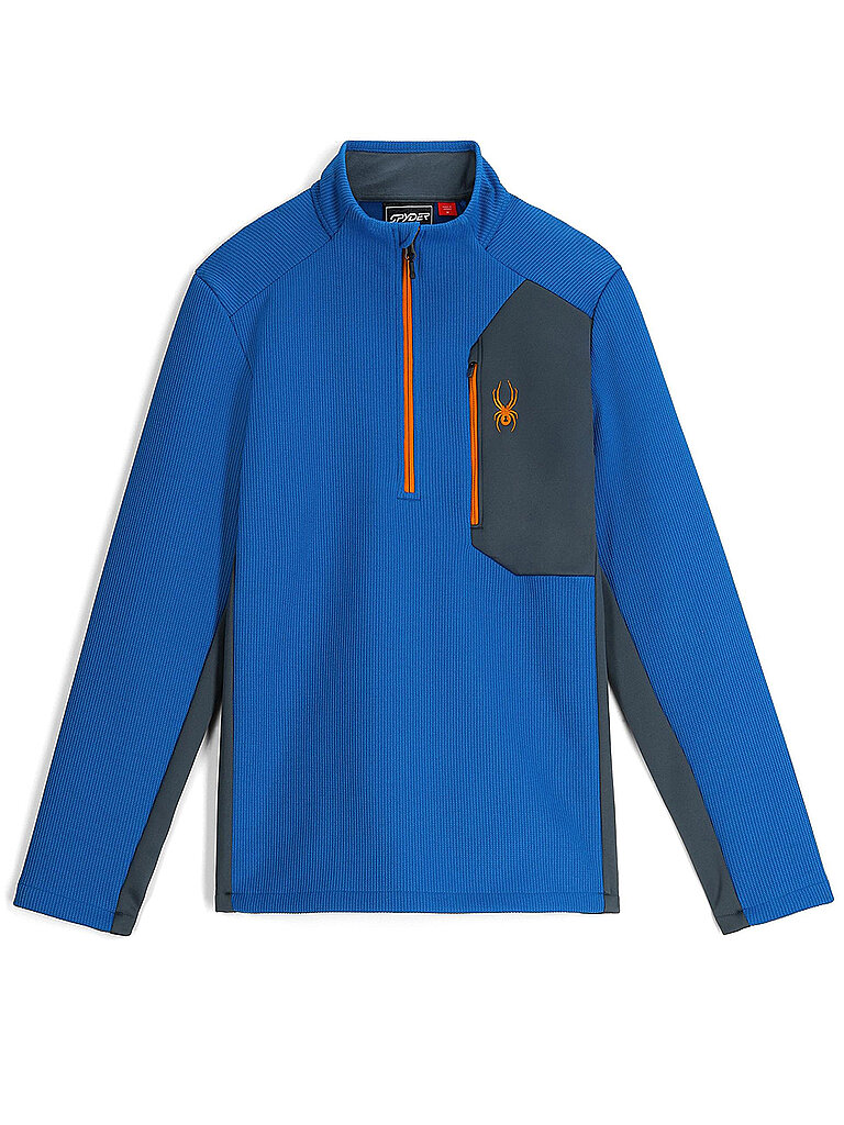Herren Pullover mit 1/2 Zip BANDIT blau S M