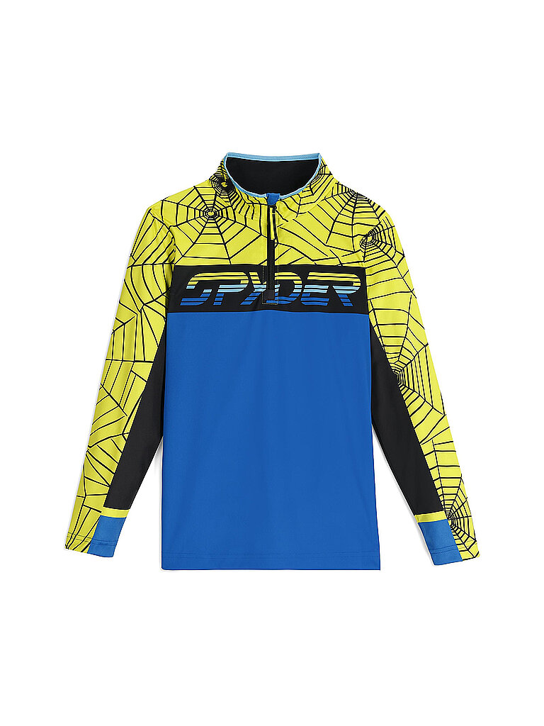 Spyder Half Zip T-Neck Jersey Polyester Schwarz