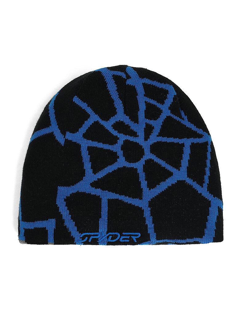 Herren Mütze Web reversible blau M